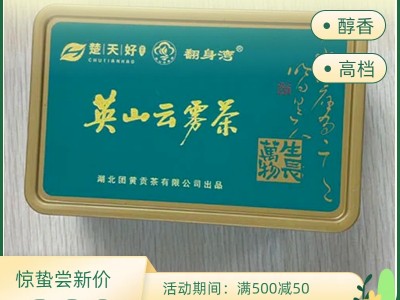團(tuán)黃 英山云霧茶高檔盒裝送禮 清鮮回甜