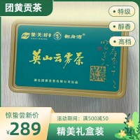 團(tuán)黃 英山云霧茶高檔盒裝送禮 清鮮回甜